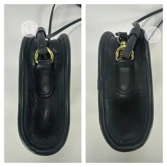 Vintage Coach Abbie Zip Bag 9017 Black 1998 USA - Picture 6 of 10